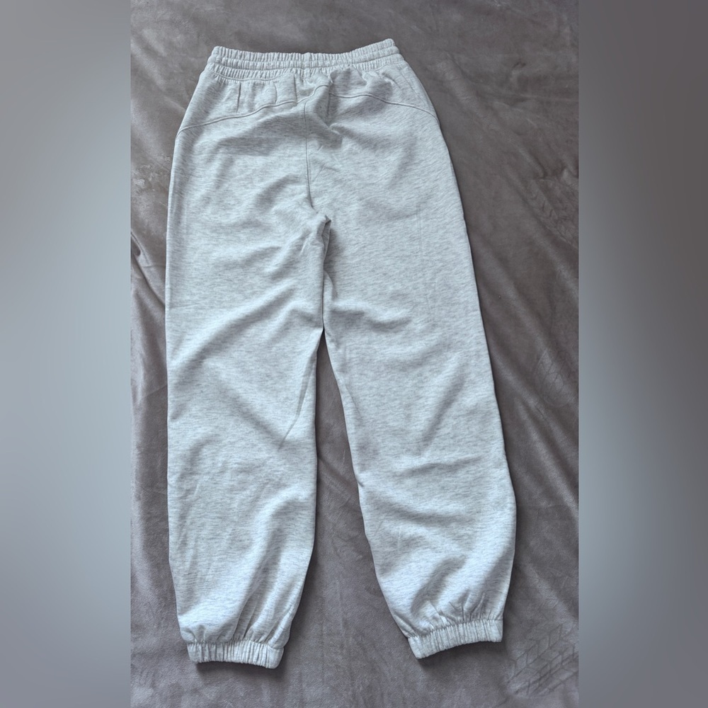 NWOT-Zenana Outfitters Heathered Cream Half-Zip Sweatshirt & Joggers Set-Small - Picture 7 of 7